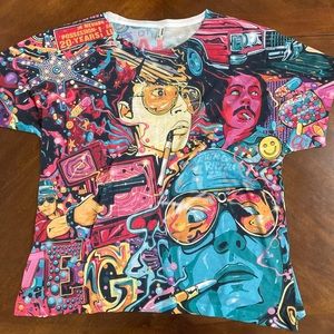 XXL Fear and Loathing American Apparel Sublimation-T Custom Made New T- Shirt